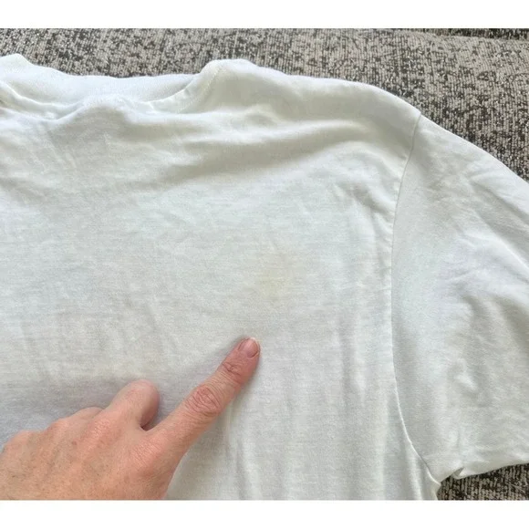 Vintage 80s New Orleans‎ Alligator Saxophone T-Shirt Hanes Fifty-Fifty